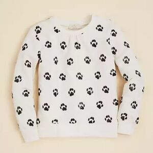 kate spade new york Girls' Embellished Paw Sweatshirt